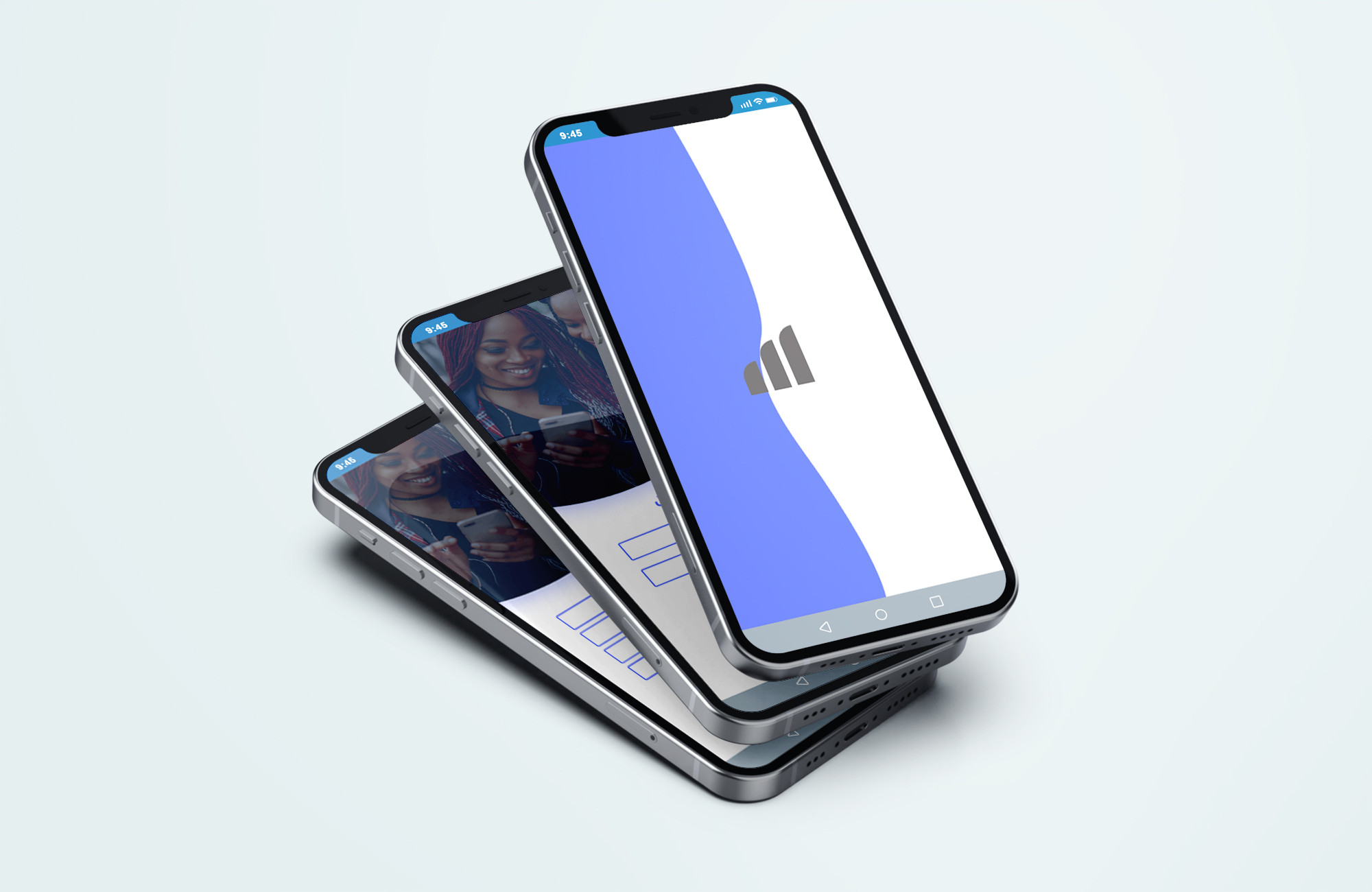 تصميم واجهات المستخدم لتطبيقات هواتف الاندرويد والايفون