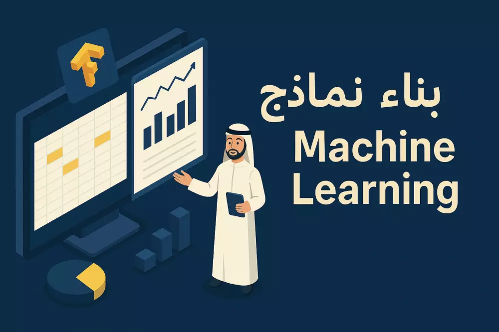 بناء نموذج تعلم الالة Machine Learning Model