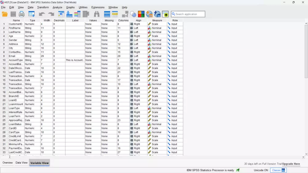 التحليل الأحصائي للبيانات بأستخدام SPSS