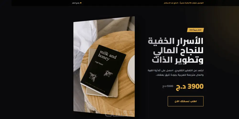 تصميم صفحة هبوط احترافية Landing Page