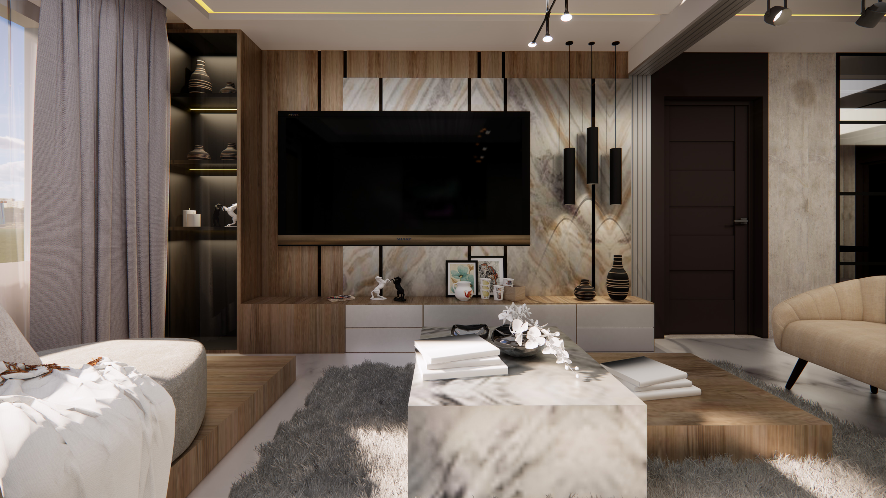 تصميم داخلي اوخارجي وعمل فيديو 3d animation للمبنى الخاص بك