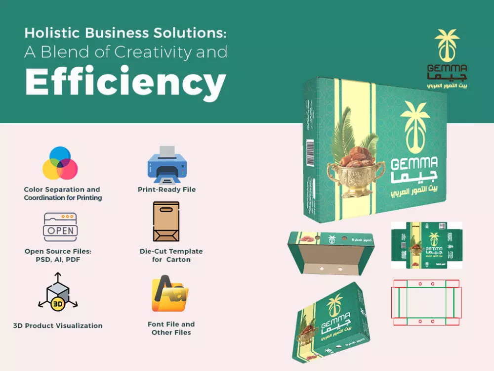 إنشاء diecut  و 3d لتغليف  العبوات  تصميم العبوات والتغليف والتجهيز للطباعه