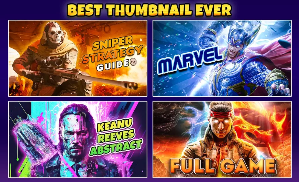 تصميم صورة مصغرة جذابة لليوتيوب ( Youtube thumbnail )