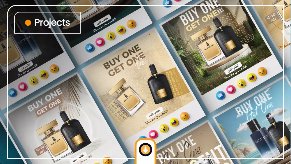 تصميم بوستات سوشيال ميديا بإحترافية و بدقة عالية