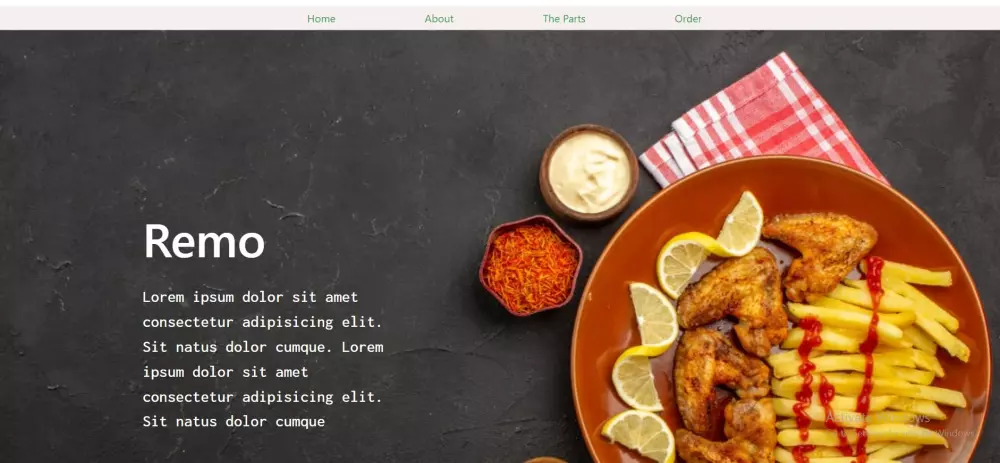 تصميم صفحة ويب بسيطة باستخدام HTML وCSS