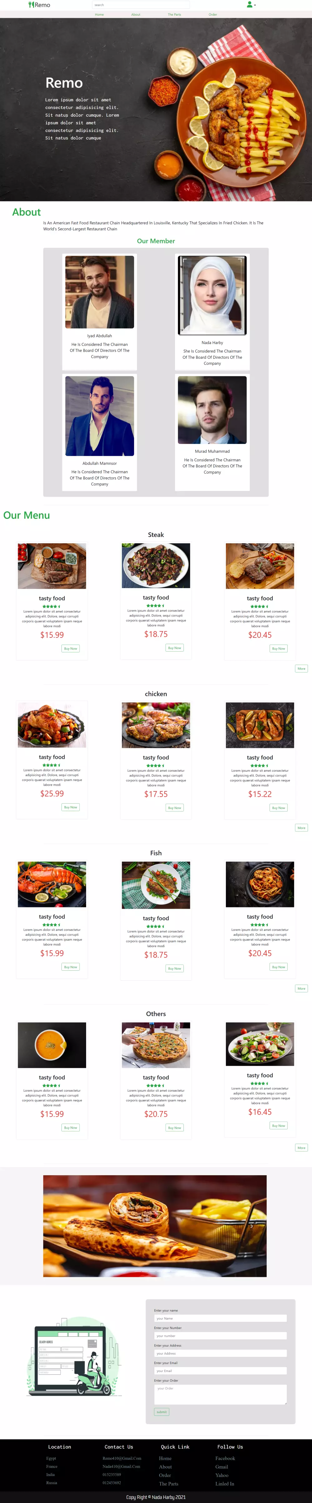 تصميم صفحة ويب بسيطة باستخدام HTML وCSS