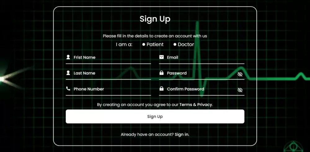 تصميم وبرمجة صفحة تسجيل حساب او تسجيل دخول احترافية ومتجاوبة