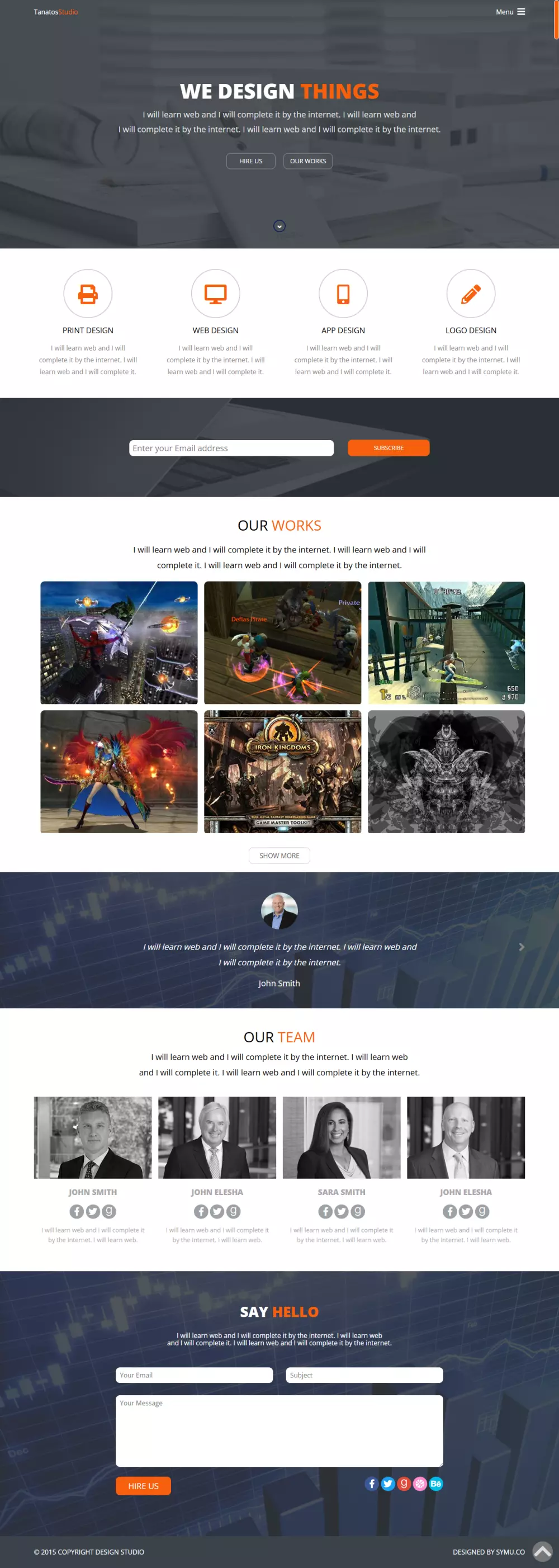 تصميم صفحة ويب (هبوط-تتعامل مع البيانات) لموقع