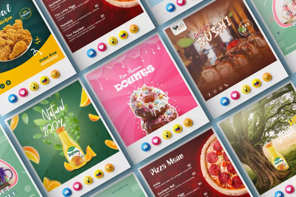 تصميم بوست سوشيال ميديا احترافي