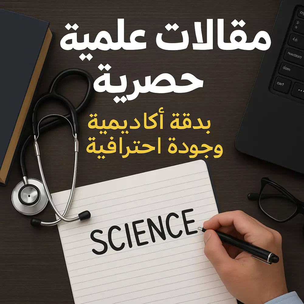 مقالات علمية حصرية بدقة أكاديمية وجودة احترافية