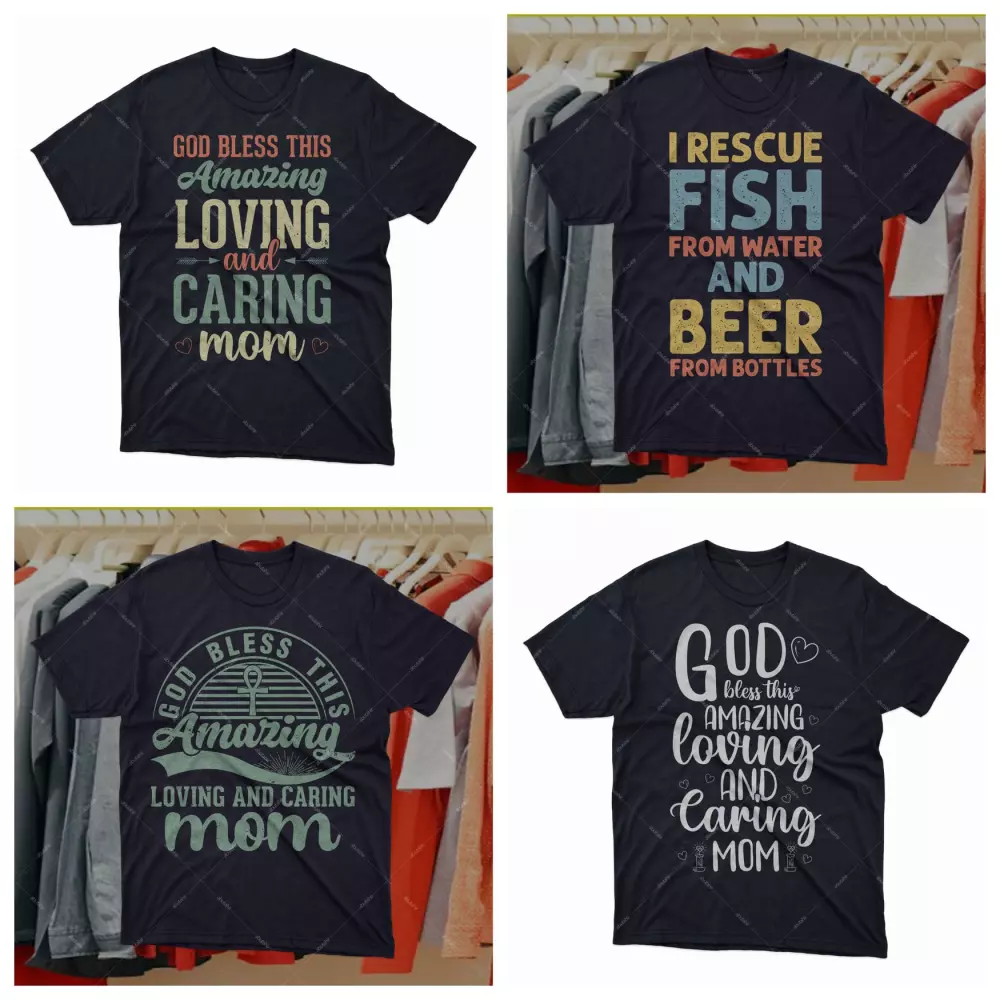 تصميم 2 T-shirt احترافى لـMerch By Amazon +الكلمات المفتاحية مقابل 5 دولار