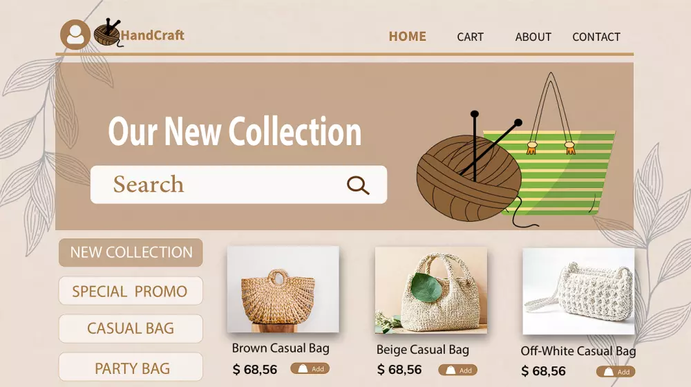 تصميم واجهات مواقع الكترونية UI/UX