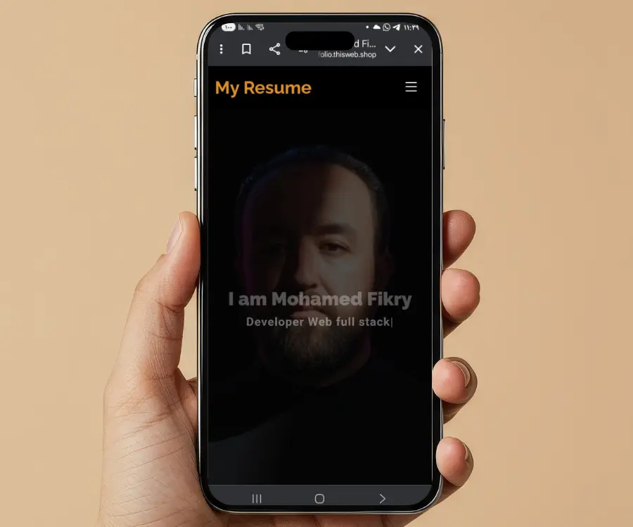 تحويل البورتفوليو أو سيرتك الذاتية CV إلى صفحة هبوط إحترافية