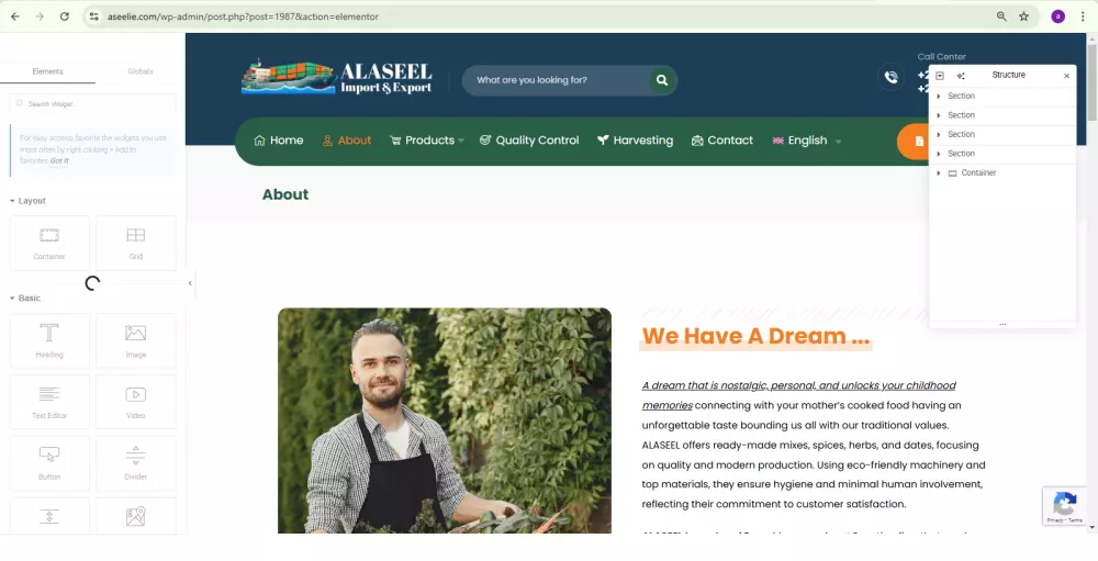 تصميم موقعك الخاص بأستخدام ووردبريس وادوات التصميم Elementor أو WPBakery