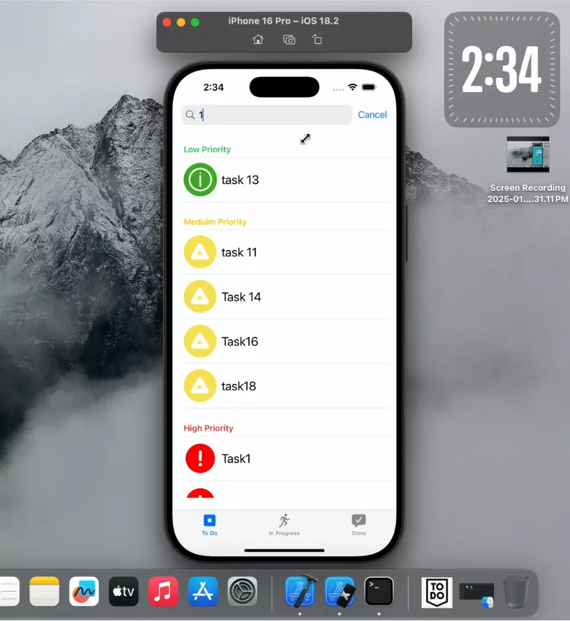 تطوير تطبيق قائمة مهام (To-Do List App)
