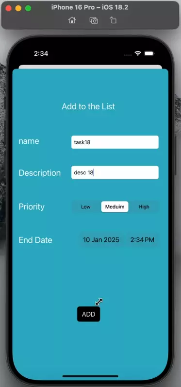 تطوير تطبيق قائمة مهام (To-Do List App)