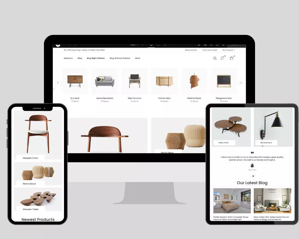 تصميم مواقع الكترونية باستخدام الوردبرس والاضافات مثل Elementor و Woocommerce