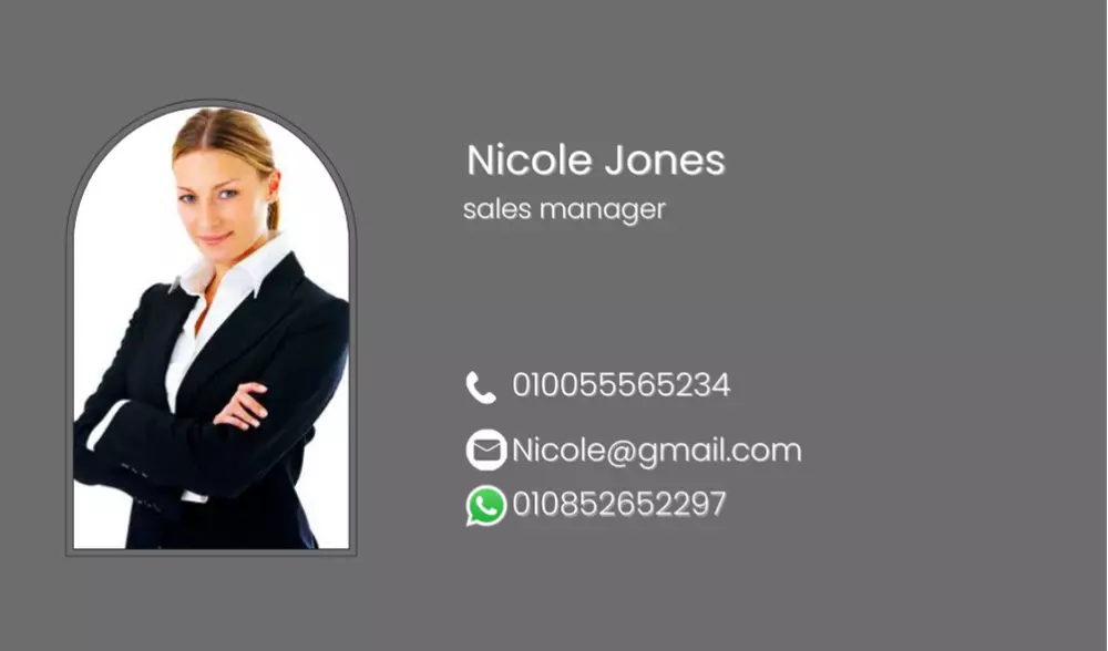 تصميم كارت شخصي احترافي