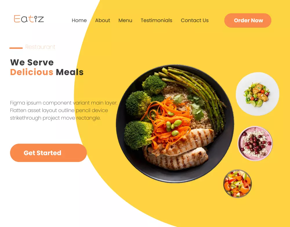 تصميم صفحة هبوط مبتكرة لمطعمك لزيادة الحجوزات والمبيعات