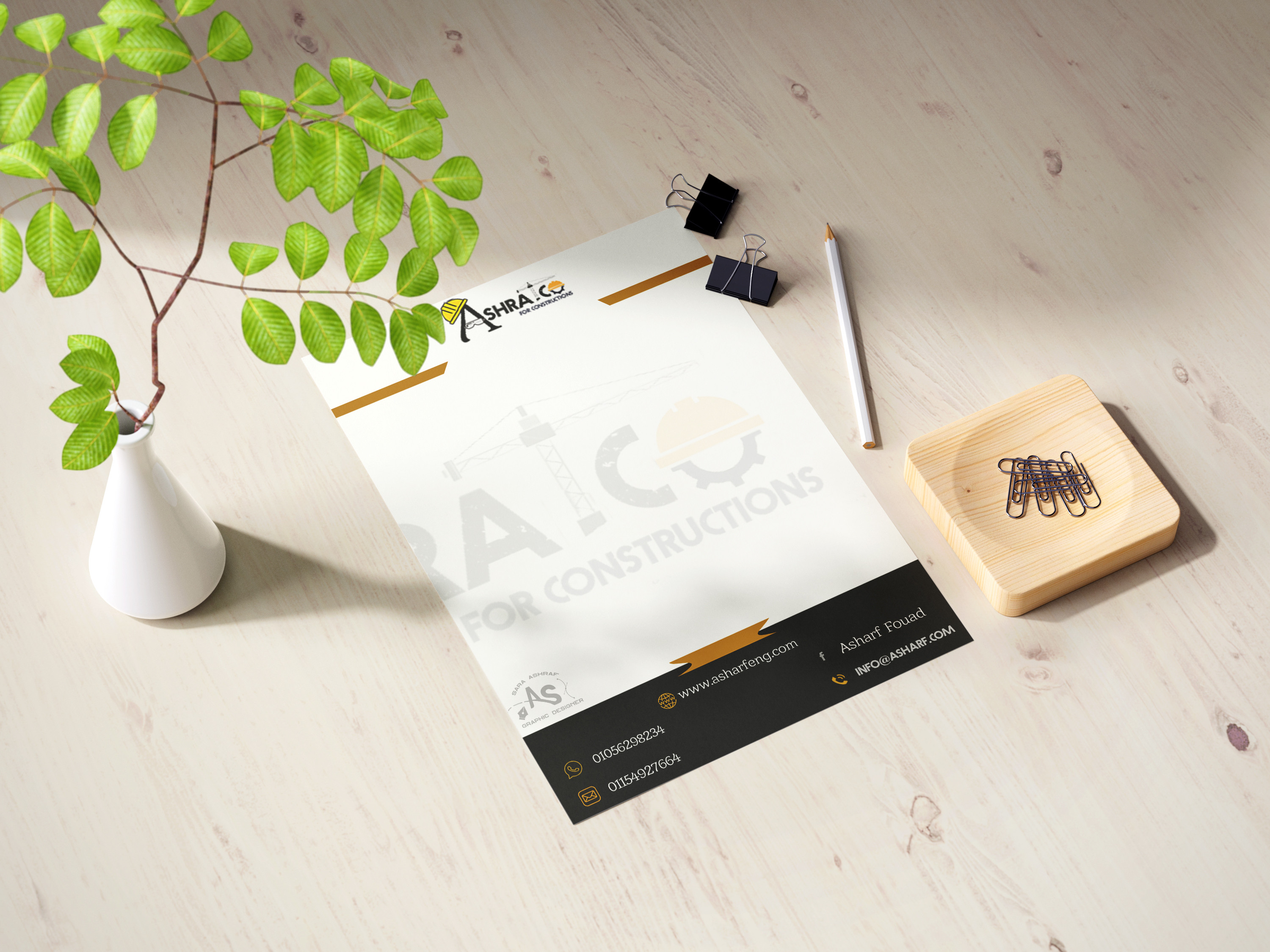 تصميم هويه كامله بشكل احترافي و مبتكر