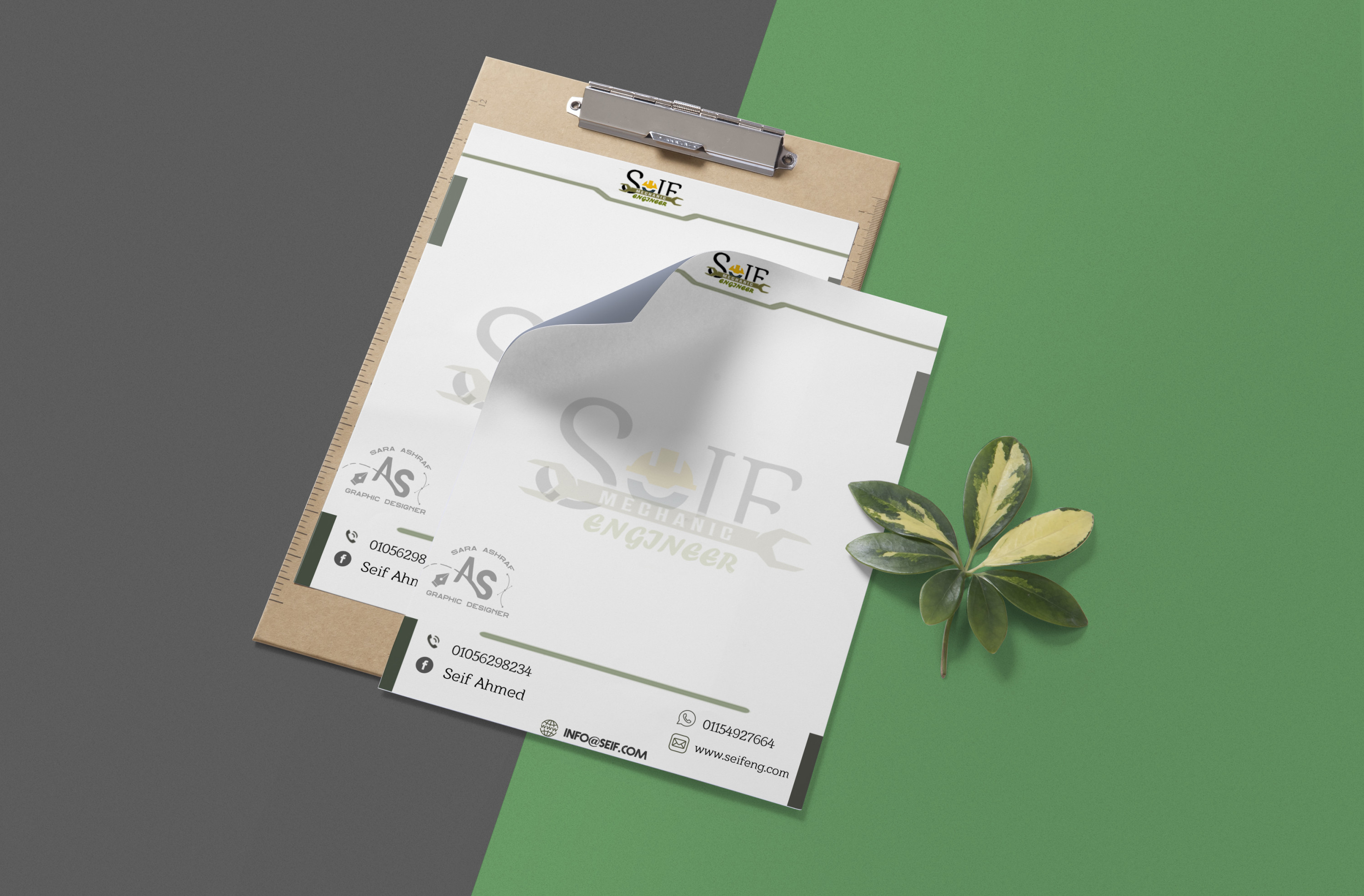 تصميم هويه كامله بشكل احترافي و مبتكر