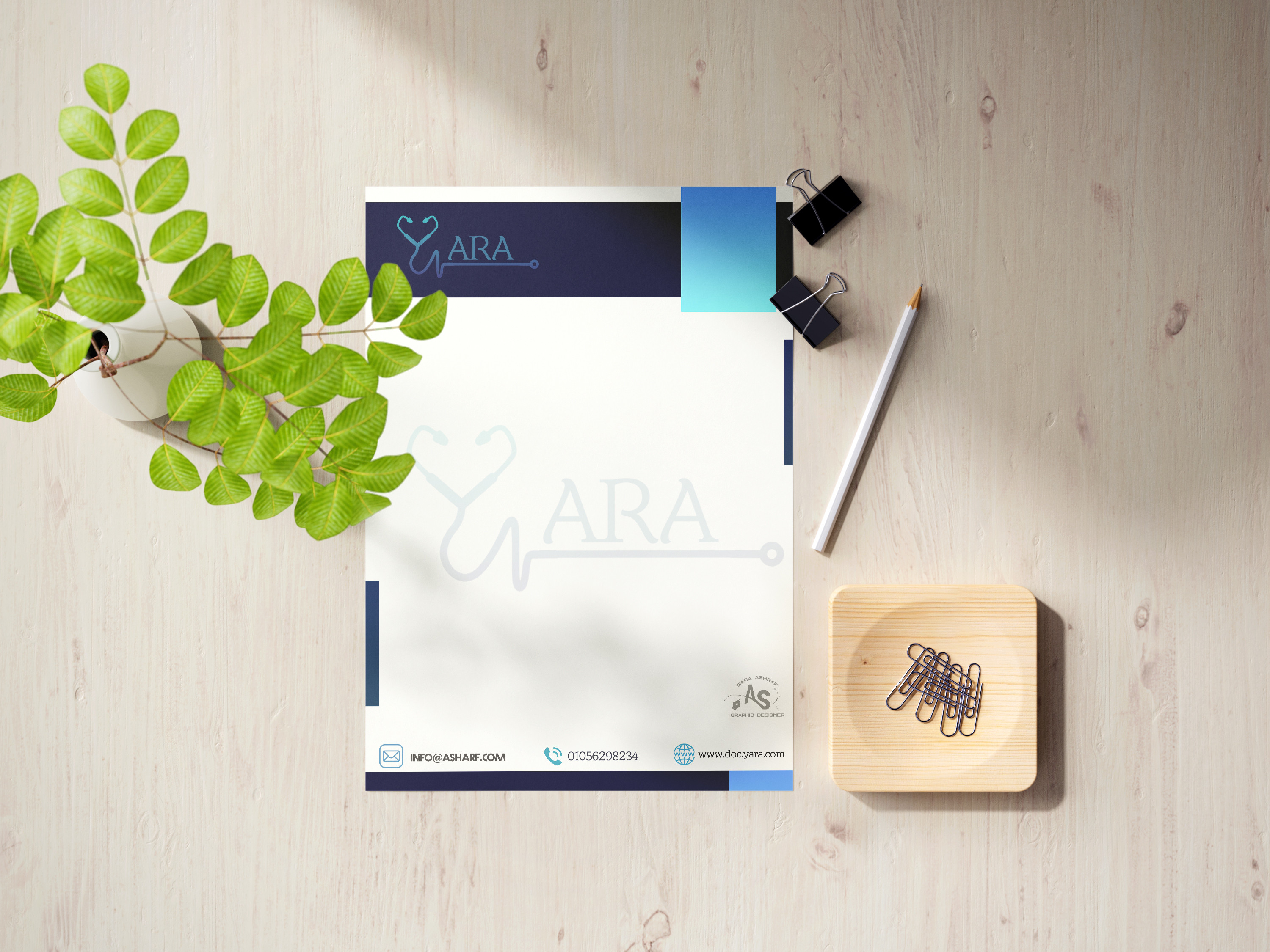 تصميم هويه كامله بشكل احترافي و مبتكر