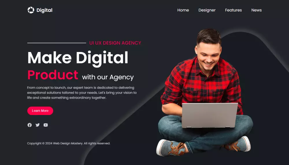 تصميم صفحة هبوط احترافية متجاوبة لجذب العملاء وتحقيق أهدافك