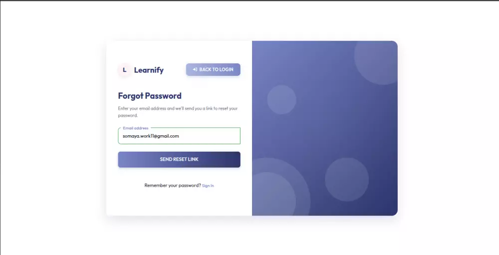 تصميم وتطوير نماذج تسجيل الدخول وإنشاء الحساب