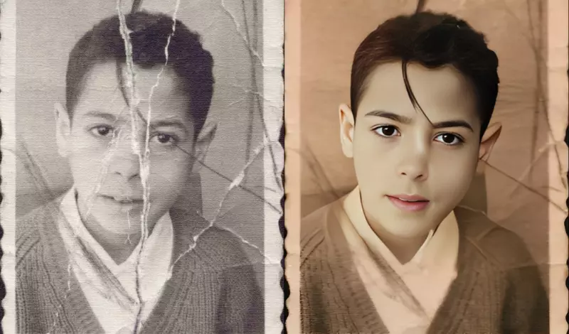 ترميم احترافي للصور القديمة والتالفة – استعد أجمل ذكرياتك