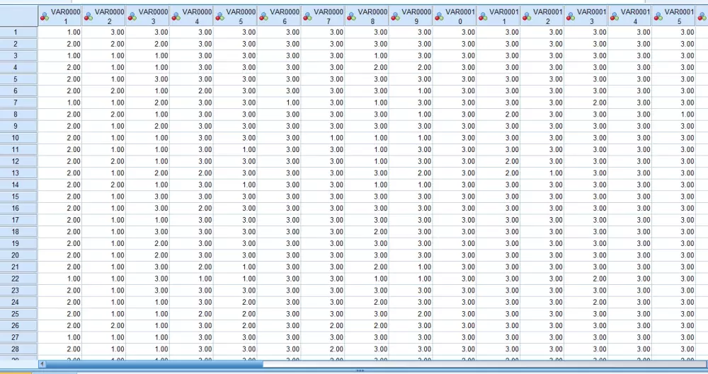 استخراج ردود الاستبيان وتنظيفها