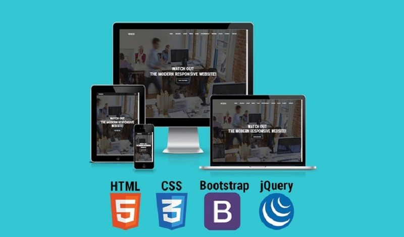 تصميم مواقع صفحة واحدة html5 ,css3 ,bootstrap  ,JavaScript , jQuery