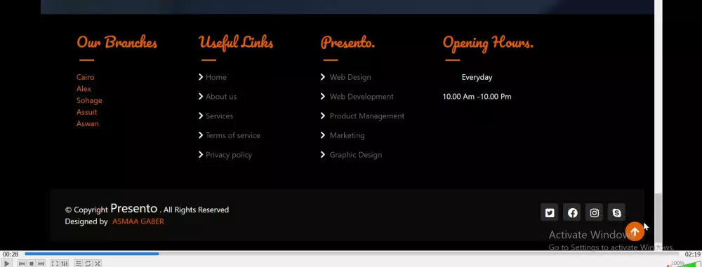موقع إلكتروني للمطعم مع ميزات إضافة الطعام إلى السلة وحجز المكان