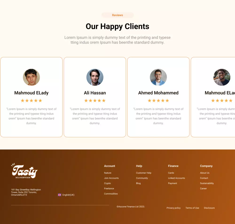 تصميم صفحة هبوط Landing page