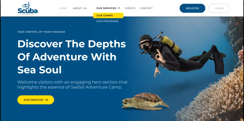 تصميم موقع إلكتروني احترافي ومتجاوب يناسب احتياجاتك