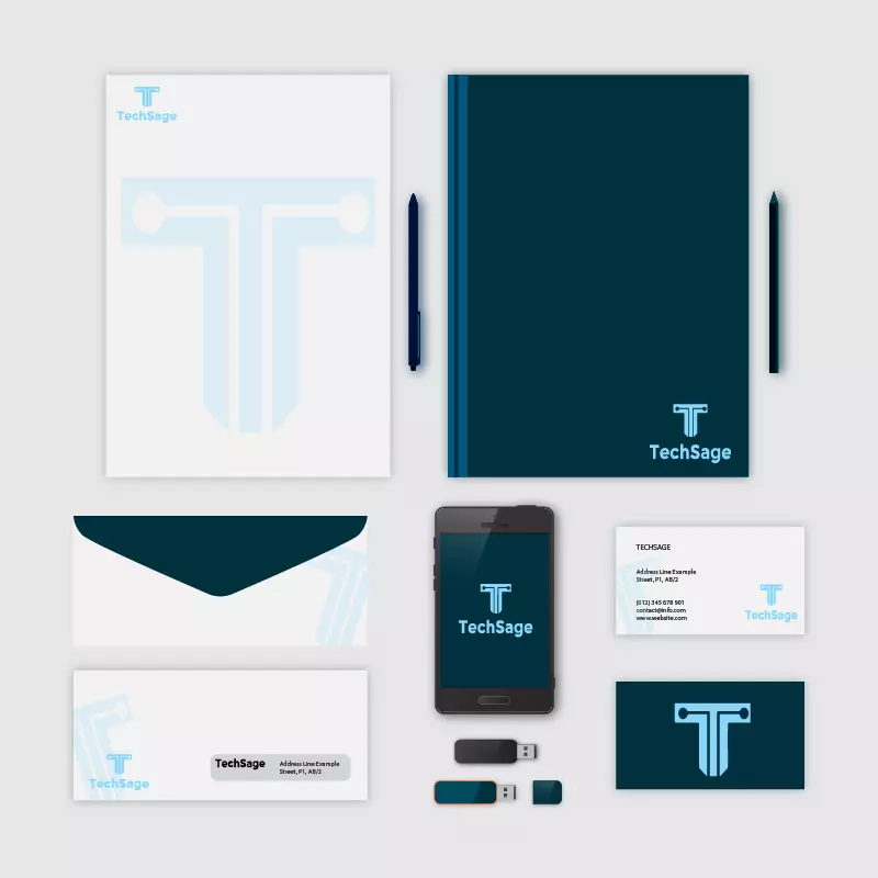 تصميم هوية بصريه مميزه لشركتك او مجال عملك