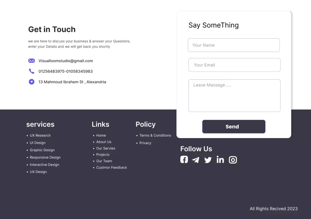 تصميم صفحات هبوط