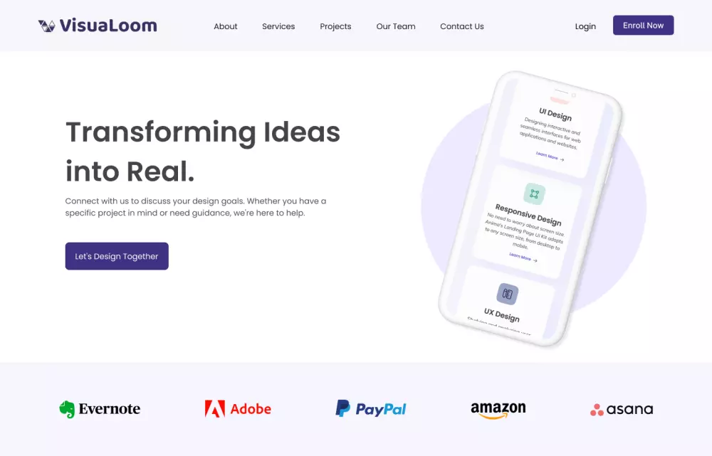 تصميم صفحات هبوط