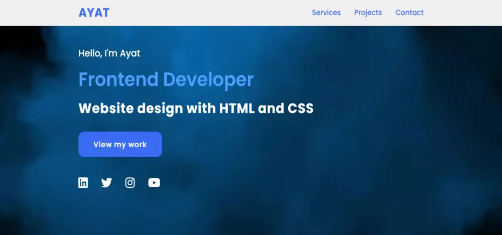تصميم وتطوير صفحة ويب متجاوبة باستخدام HTML وCSS