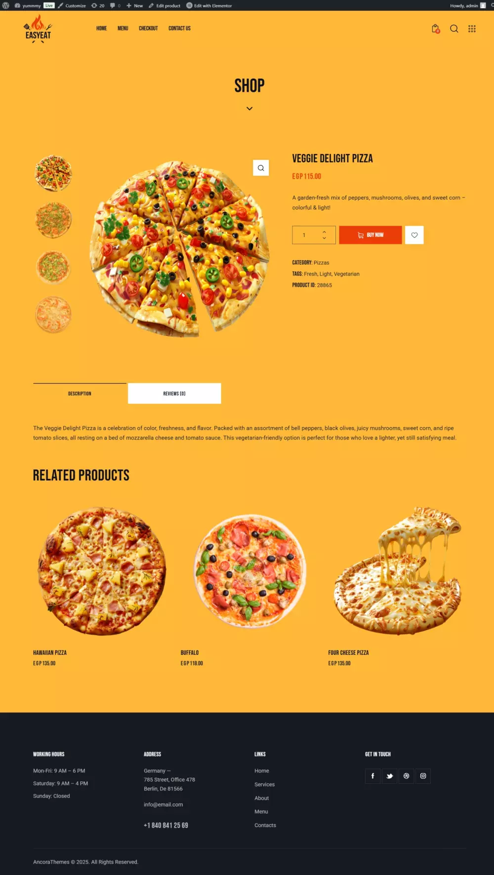 تصميم موقع WordPress احترافي متجاوب وسريع