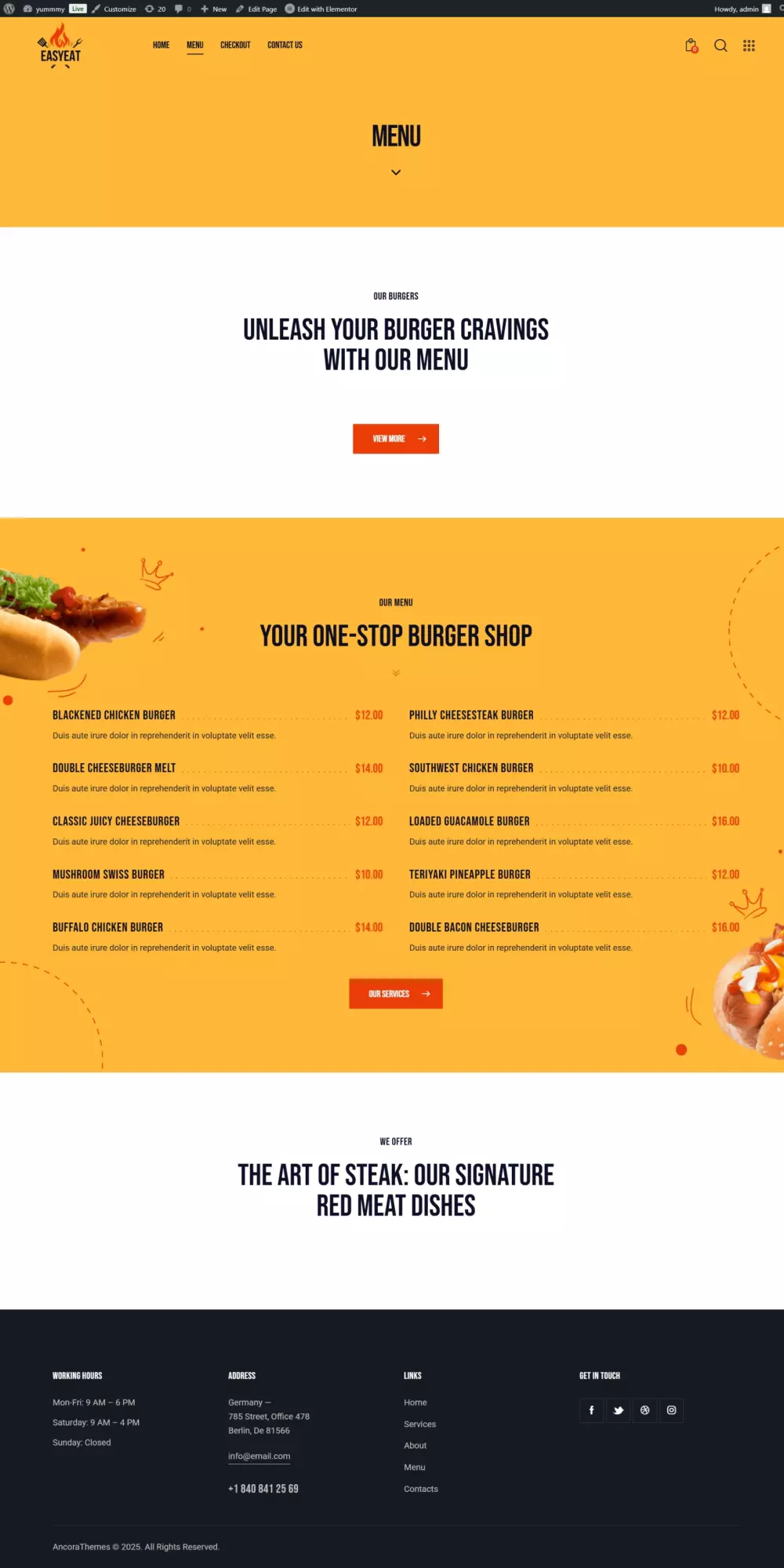 تصميم موقع WordPress احترافي متجاوب وسريع