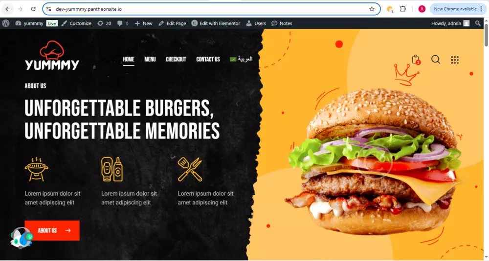 خدمة تصميم وبرمجة موقع ووردبريس للشركات أو المدونات الشخصية