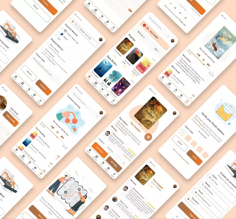 تصميم تطبيقات الموبايل بإستخدام figma