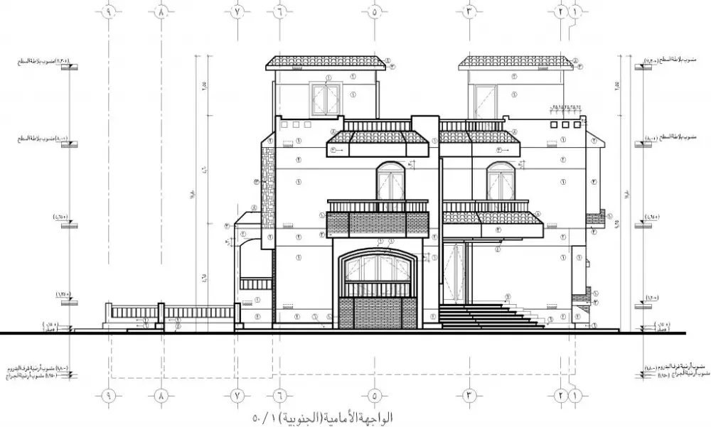تصميم معماري ورسومات تنفيذيه