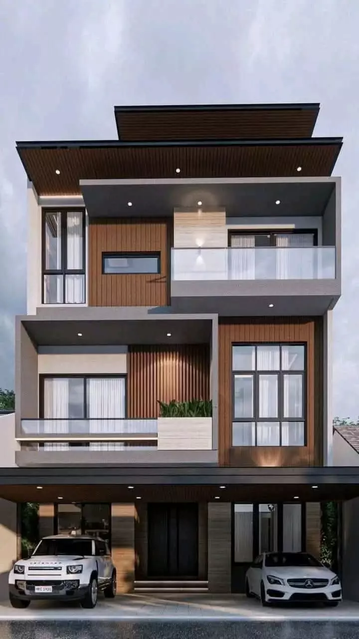 تصميم واجهات فلل خارجيه كلاسيك ومودرن