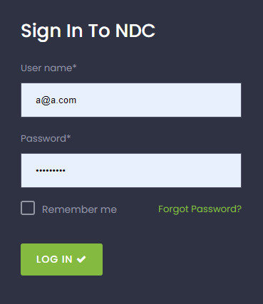 عمل صفحة تسجيل الدخول