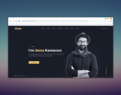 موقع ويب شخصي