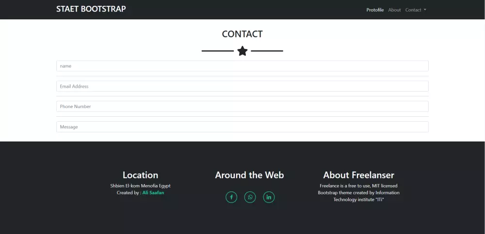 تصميم واجهات ويب احترافية بأستخدام Html,Css ,Bootstrap