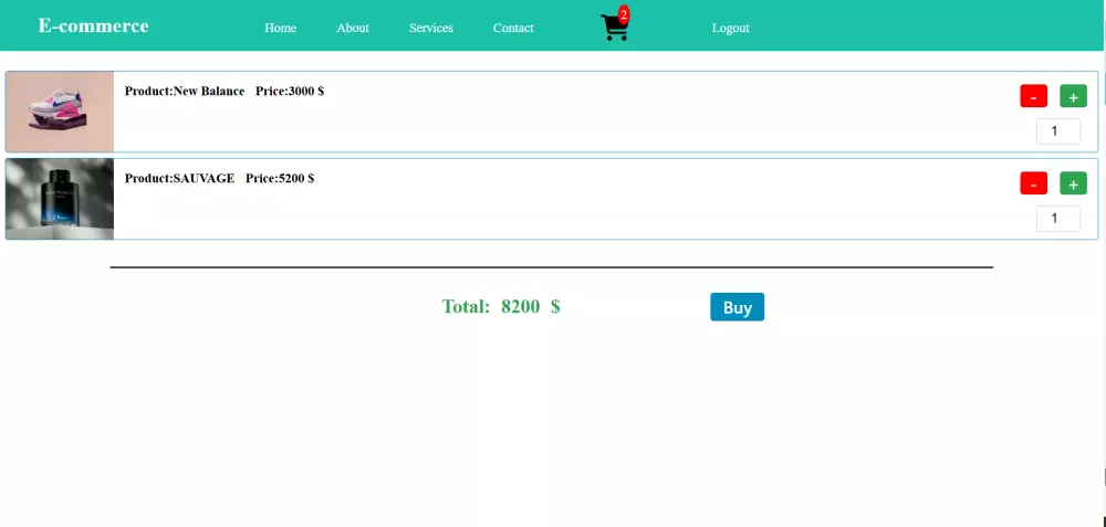 موقع E_Commerce لعرض المنتاجات وشراءها من خلال الموقع