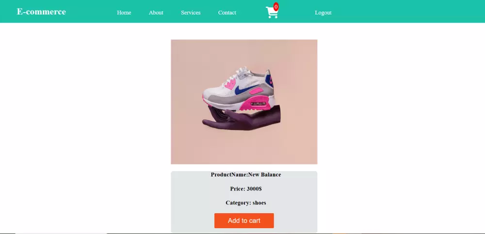 موقع E_Commerce لعرض المنتاجات وشراءها من خلال الموقع