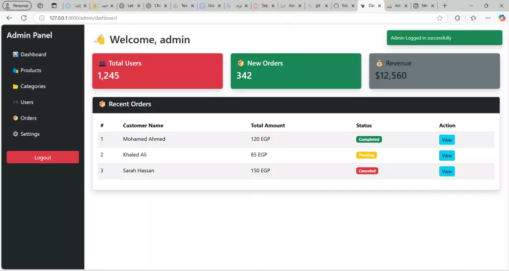 إنشاء واجهة برمجية (API) متكاملة باستخدام Laravel لأي مشروع ويب